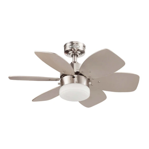 Ventaliador lombardo 30" niquel cepillado Coolfan