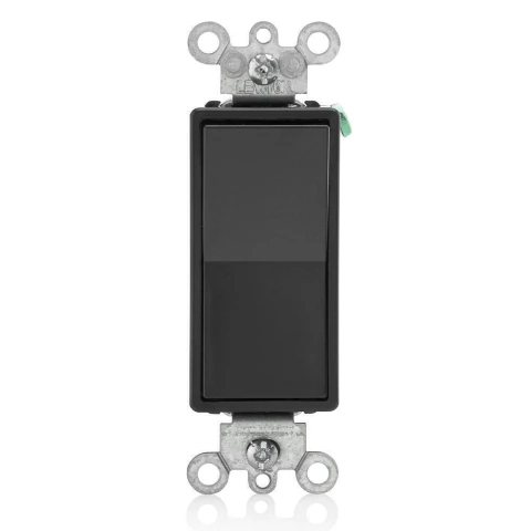 Apagador leviton decora 4 vias negro 5604-02e