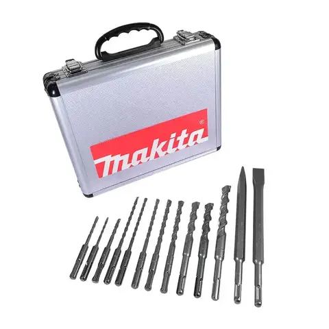 Kit de brocas y cinceles SDS PLUS Makita D-31734 de 13 piezas