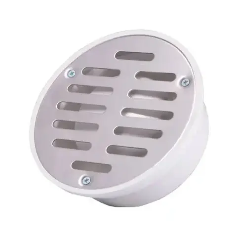 Coladera universal blanca con rejilla acero inoxidable Coflex