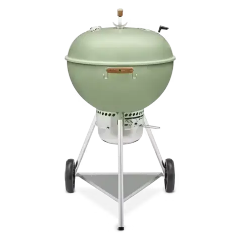 Asador de carbón Kettle de 22" verde edición limitada del 70 aniversario Weber