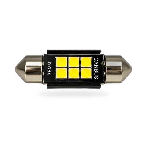 Lâmpada LED Torpedo 36mm Canbus – Branca