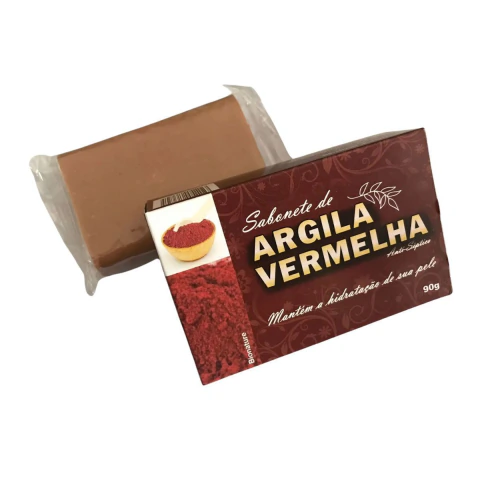 Sabonete Anti-Séptico Argila Vermelha 90gr - Bionature