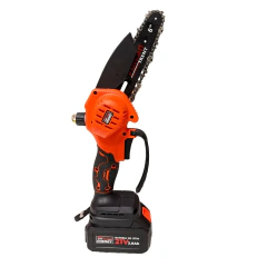 Mini Motosserra A Bateria Vulcan 21v 3ah Brushless Sabre 6