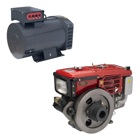 Alternador / Gerador 7.5kva Monof C/ Motor Bda13.0rae Diesel