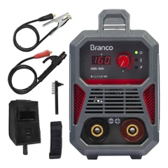 Máquina Inversora De Solda Bms 160i Branco Bivolt Cor Vermelho Frequência 60 110v/220v