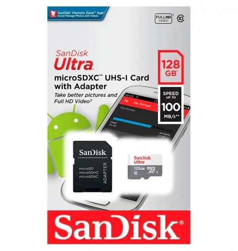CARTAO DE MEMORIA 128GB ULTRA SANDISK