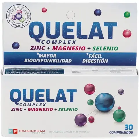Quelat complex Zinc Magnesio Selenio X 30 Comprimidos