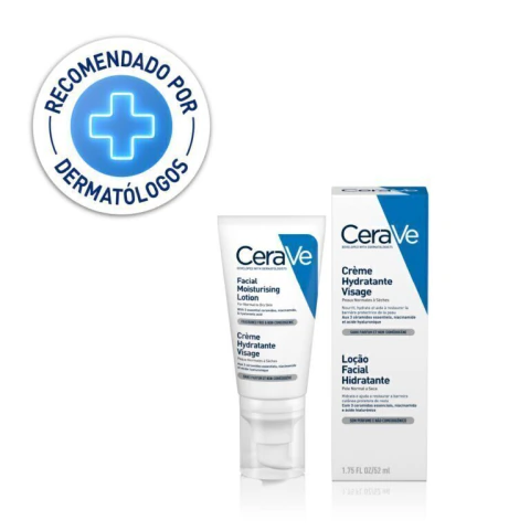 CeraVe Loción hidratante facial de día 52ml