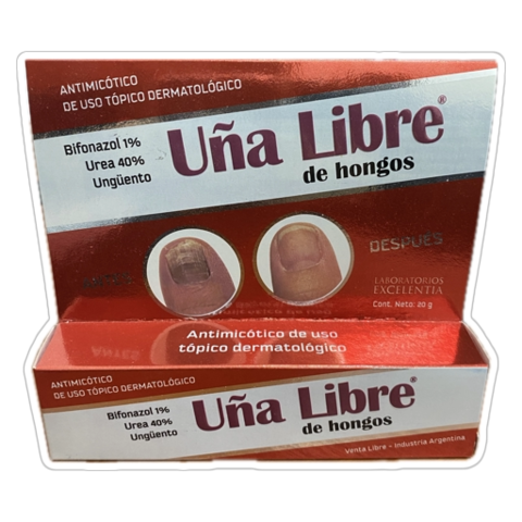 UÑA LIBRE DE HONGOS X20GR