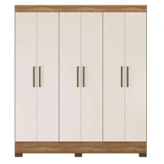 Guarda-Roupa Demóbile Verso 6 Portas 2 Gavetas