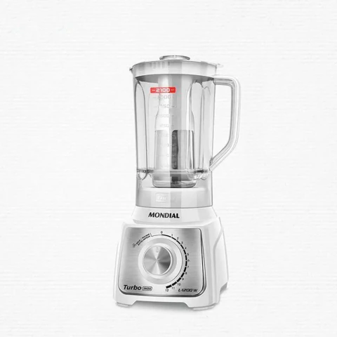 Liquidificador Mondial Turbo L-1200-WI 12 Velocidades 1200W