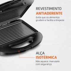Sanduicheira Mondial Master Grill S-20 750W Antiaderente