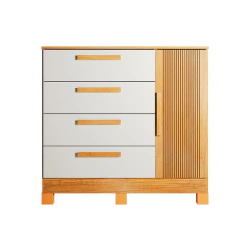 Cômoda Valdemóveis Andorinha 1 Porta 4 Gavetas