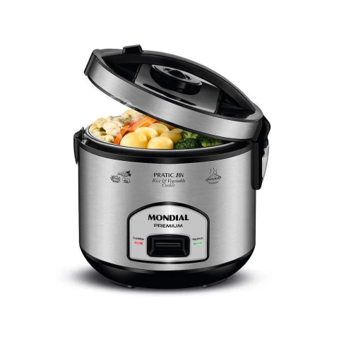 Panela de Arroz Elétrica Mondial PE-42 Pratic 10 Xícaras