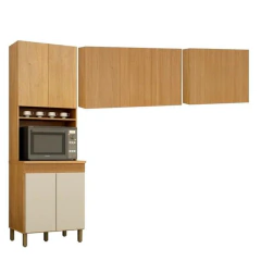 Cozinha Compacta Valde Móveis Dakota 3 Peças