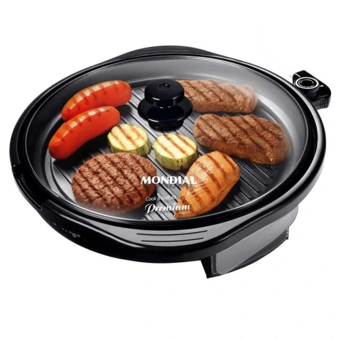 Panela Grill Mondial Redonda Cook & Grill G-03 Premium 40cm