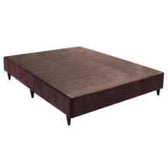 Base Box Para Cama Casal Ortobom Sommier Camurça 138X30