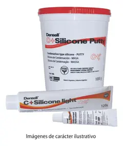 Silicona Dental C+silicona Combo Putty+light+acti Densell (1080)