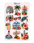 Set de stickers Playa - Byjuli