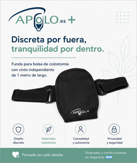 Funda impermeable para bolsa de ostomía
