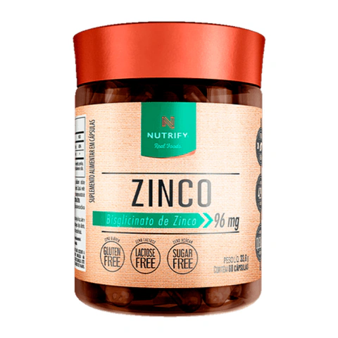 Zinco 60 cápsulas Nutrify - imagem principal