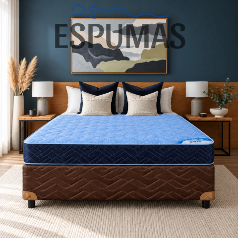 Sommiers Gani Blue Spring 190x140