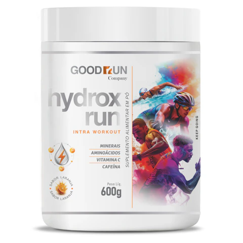 Hydrox Run Intra Workout 600g | Good Run – Sabor Laranja