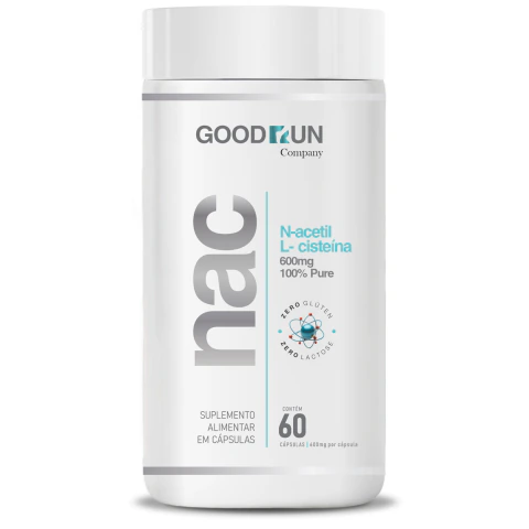 NAC Suplemento N-acetil L-Cisteína 600mg | Good Run