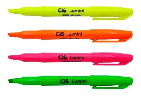 Caneta Marca Texto Cis Lumini Neon