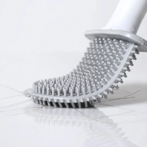 ESCOBILLA DE BAÑO SILICONA FLEXIBLE