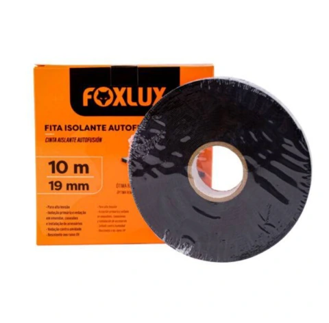 Fita Isolante Autofusão Foxlux 19mm x 10m - Cód: 025150