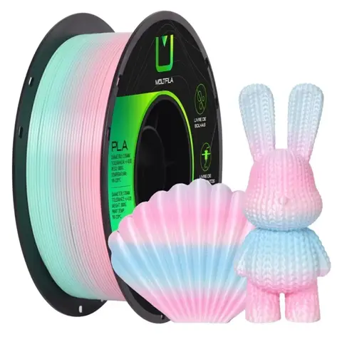 PLA Silk Rainbow 2 1kg Multfila