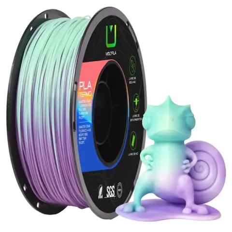 PLA Termo Roxo e Verde 1kg Multfila