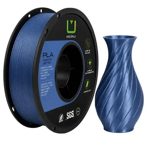 PLA Metal Azul Imperial 1kg Multfila