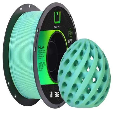 PLA Matte Azul Verde 1kg Multfila Duo Color