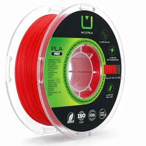 PLA Pro Vermelho 1kg Multfila