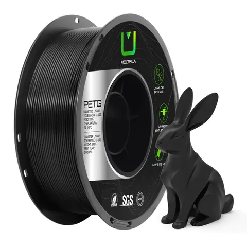 PETG Preto 1kg Multfila