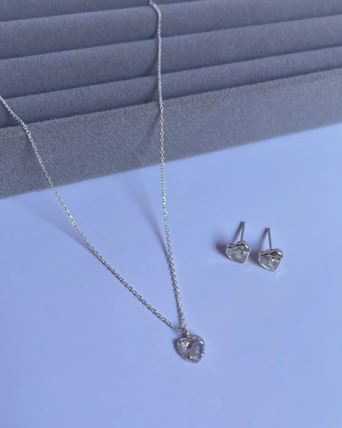 Conjunto ponto de luz cristal