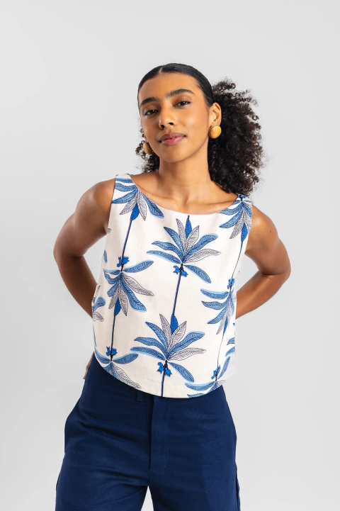 Blusa Ana Linho Buritis