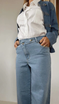 Wide leg con cintura cruzada en internet