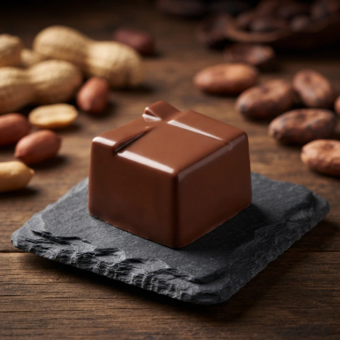 Bombón Tradicional Relleno Praliné Maní