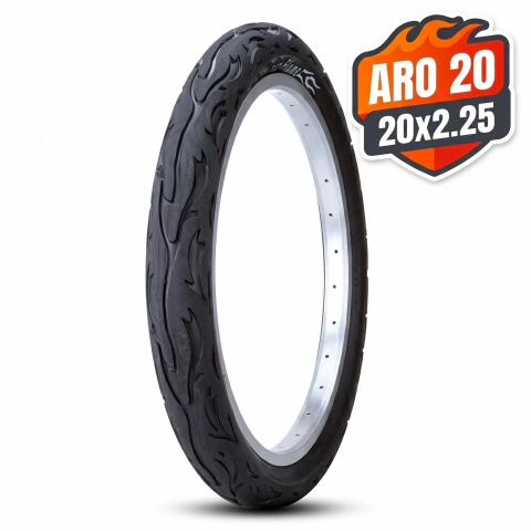 Pneu Kenda Flame Original Balão Slick – Aro 20x2.25 ou 26x2.125 (Unitário)