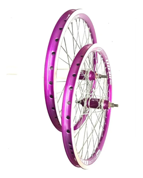 Par Rodas Aro 26 Barra Forte Aero Cores V-Brake Cubo Rolamento Raio Grosso