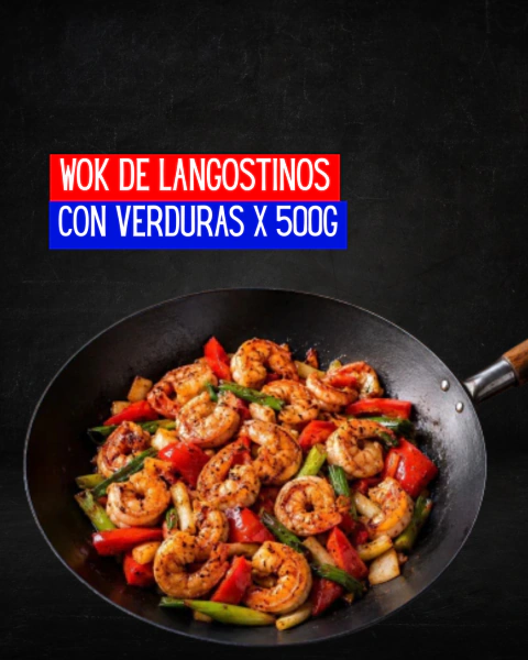 Wok de Langostinos x 500g