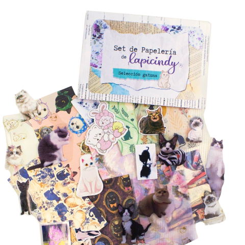 Set de Papelería Gatuno