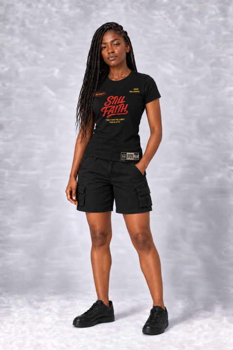 Camiseta Baby Look Still Faith