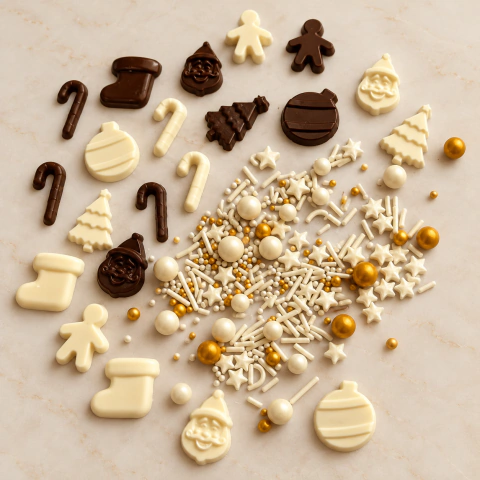 Molde Bwb 10549 Mini Apliques Ornamentos Navideños