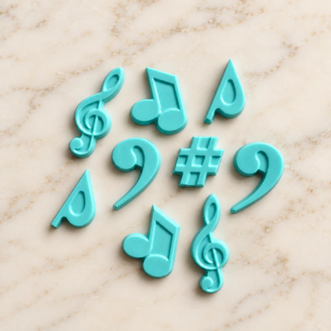 Molde Bwb 1161 Notas Musicales