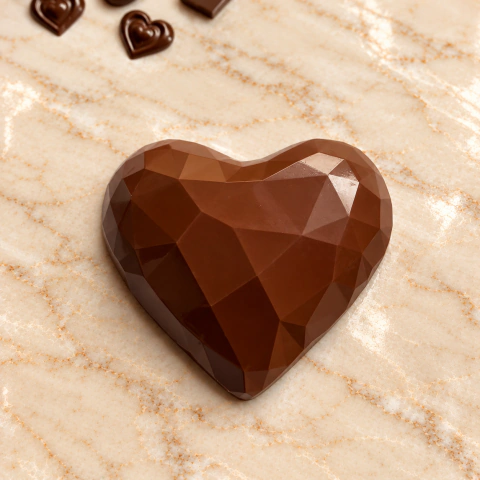 Molde BWB 3675 Corazon Facetado 1 kg